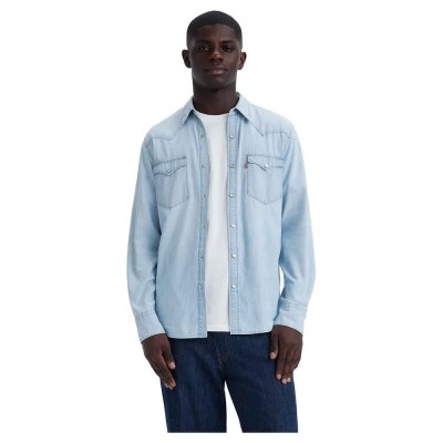 риза,с,дълъг,ръкав,мъжки,ризи,levi´s,®,barstow,western,standard,long,sleeve,shirt,blues,85744,0066,(blue)