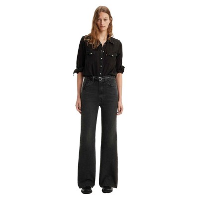 дънки,дамски,панталони,levi´s,ribcage,regular,waist,jeans,black