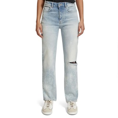 дънки,дамски,панталони,scotch,&,soda,the,sky,straight,fit,jeans,blue