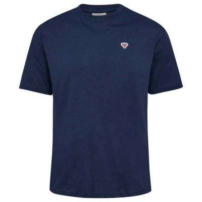 тениска,мъжки,тениски,hummel,loose,bee,short,sleeve,t,shirt,dress,blues,(blue)