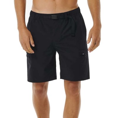 бански,гащета,мъжки,бански,костюми,rip,curl,buckled,cargo,volley,swimming,shorts,black,(black)