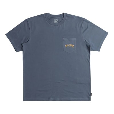 тениска,мъжки,тениски,billabong,stacked,arch,pkt,short,sleeve,t,shirt,slate,blue,(blue)