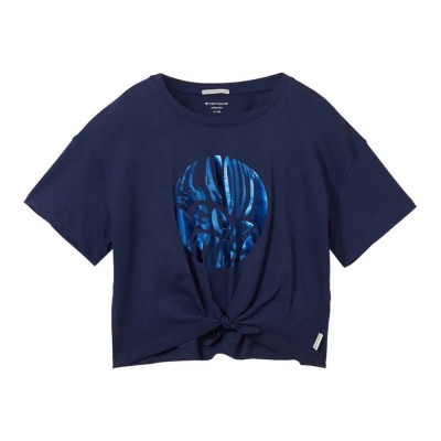 тениска,детски,тениски,tom,tailor,cropped,knotted,short,sleeve,t,shirt,dark,blueberry,(blue)