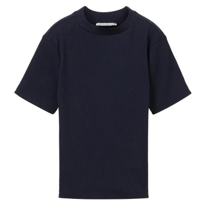 тениска,детски,тениски,tom,tailor,cropped,rib,short,sleeve,t,shirt,blue,(sky,captain,blue)