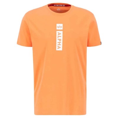 тениска,мъжки,тениски,alpha,industries,alpha,short,sleeve,t,shirt,tangerine,(orange)