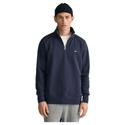 блуза,мъжки,пуловери,gant,shield,half,zip,sweatshirt,evening,blue,(blue)