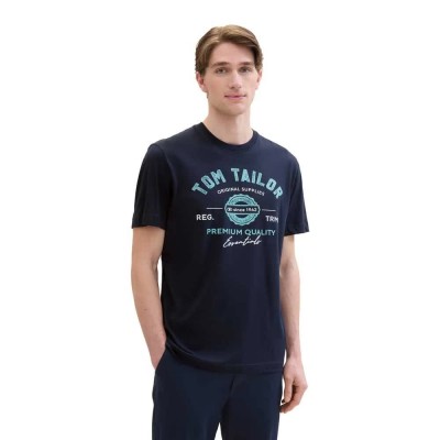 тениска,мъжки,тениски,tom,tailor,logo,short,sleeve,t,shirt,blue,(dark,blue)