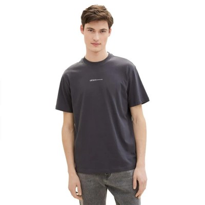 тениска,мъжки,тениски,tom,tailor,relaxed,printed,short,sleeve,t,shirt,coal,grey,(grey)