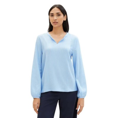 дамски,блузи,дамски,ризи,tom,tailor,vertical,stripe,blouse,blue,(blue,white,thin,stripe)
