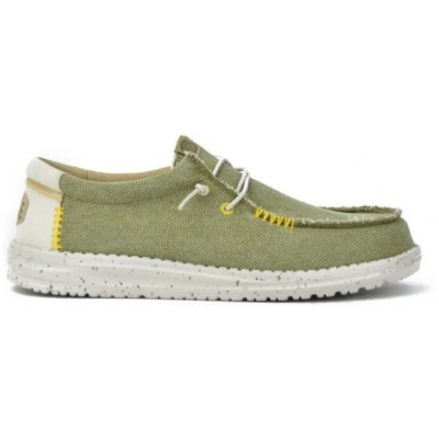 обувки,мъжки,обувки,дамски,обувки,hey,dude,wally,coastline,jute,boat,shoes,green,(olive)