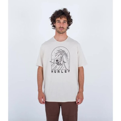 тениска,мъжки,тениски,hurley,everyday,laid,to,rest,short,sleeve,t,shirt,bone,(beige)