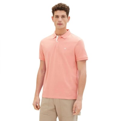 мъжки,блузи,с,яка,tom,tailor,basic,contrast,1031006,short,sleeve,polo,orange,(hazy,coral,rose)