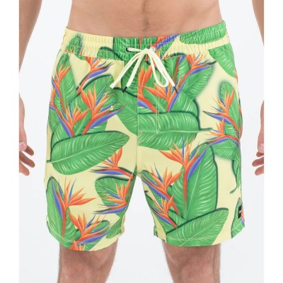 бански,гащета,мъжки,бански,костюми,hurley,cannonball,volley,17´´,swimming,shorts,heavenly,yellow,(multicolor)