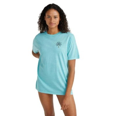 тениска,дамски,тениски,o´neill,beach,vintage,high,on,tides,short,sleeve,t,shirt,ripling,shores,(blue)