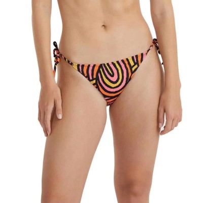 дамски,бански,костюми,o´neill,bondey,tie,side,bikini,bottom,orange,rainbow,stripe,(multicolor)