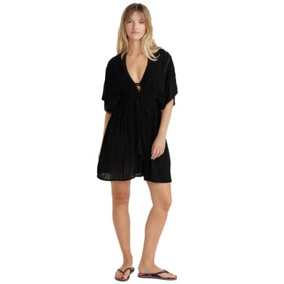 рокля,дамски,поли,и,рокли,o´neill,essentials,mona,beach,cover,up,short,sleeve,dress,black