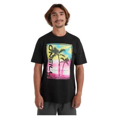 тениска,мъжки,тениски,o´neill,jack,neon,short,sleeve,t,shirt,black,out,(multicolor)