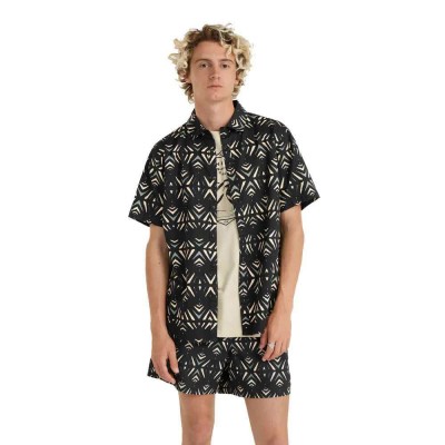 риза,с,къс,ръкав,мъжки,ризи,o´neill,mix&match,beach,short,sleeve,shirt,multicolor,(black,fade,ikat)