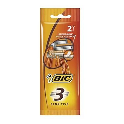 хигиена,аксесоари,bic,sensitive,pack,shaver,3,units,golden,(orange)