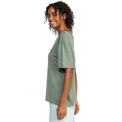 тениска,дамски,тениски,roxy,beach,band,short,sleeve,t,shirt,green,(agave,green)