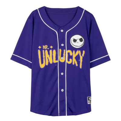 тениска,мъжки,тениски,дамски,тениски,disney,baseball,nightmare,before,christmas,short,sleeve,t,shirt,purple,(lilac)