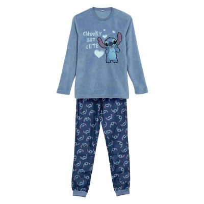 пижама,детски,пижами,stitch,coral,fleece,stitch,long,sleeve,pyjama,blue,(blue)