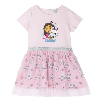 рокля,дамски,поли,и,рокли,cerdá,fantasia,gabby´s,dollhouse,short,sleeve,dress,pink,(pink)
