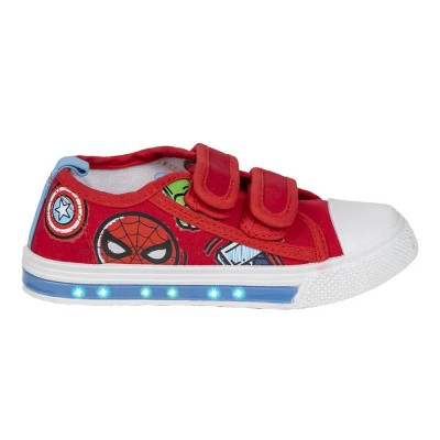 маратонки,мъжки,маратонки,дамски,маратонки,marvel,lights,cotton,avengers,trainers,red,(red)