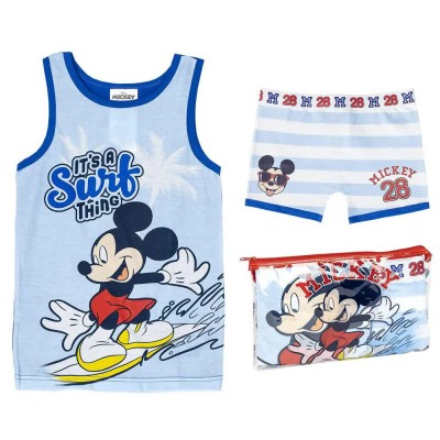 пижама,детски,пижами,disney,mickey,sleeveless,pyjama,multicolor,(blue)