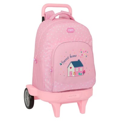 детска,раница,раници,safta,compact,evolutionary,wheels,glowlab,kids,sweet,home,wheeled,backpack,multicolor