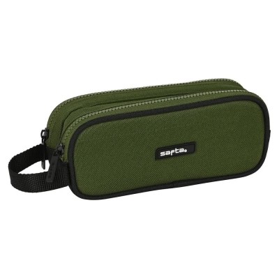 канцеларски,принадлежности,safta,double,dark,forest,pencil,case,green,(multicolor)