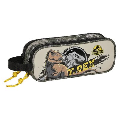 канцеларски,принадлежности,safta,double,jurassic,world,warning,pencil,case,golden,(multicolor)