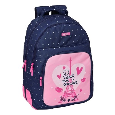 раница,раници,safta,double,paris,10l,27x33x10,cm,backpack,blue,(multicolor)