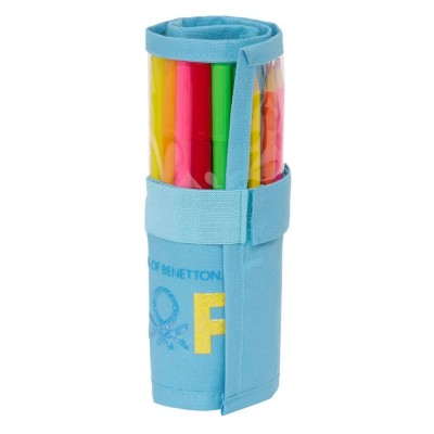 канцеларски,принадлежности,safta,drop,down,with,benetton,pencil,case,27,units,spring,(multicolor)