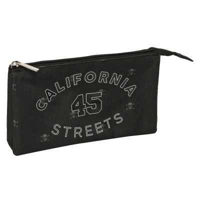 канцеларски,принадлежности,safta,triple,california,pencil,case,black,(multicolor)