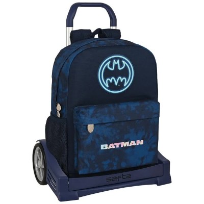 раница,раници,safta,with,trolley,evolution,batman,legendary,backpack,multicolor,(blue)