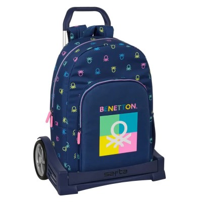 раница,раници,safta,evolution,benetton,wheeled,backpack,blue,(cool)