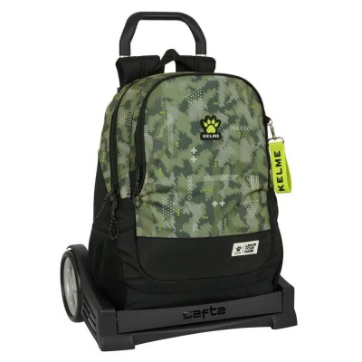 раница,раници,safta,evolution,kelme,travel,wheeled,backpack,multicolor,(green)