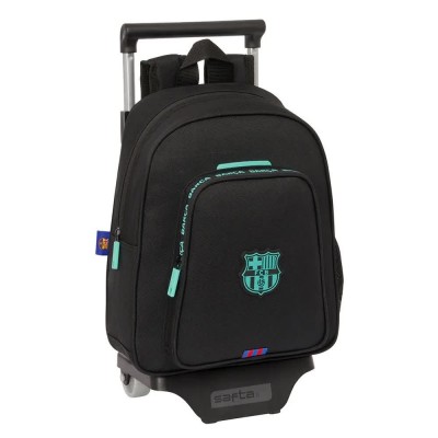 раница,раници,safta,fc,barcelona,3,kit,10l,27x10x33,cm,wheeled,backpack,black,(multicolor)