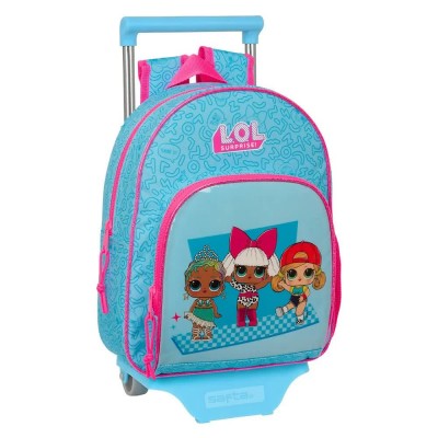 раница,раници,safta,lol,surprise,divas,wheeled,backpack,multicolor,(blue)