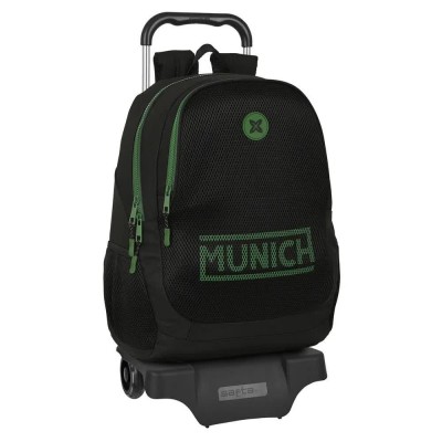 раница,раници,safta,munich,caviar,22.5l,32x16x44,cm,wheeled,backpack,black,(multicolor)