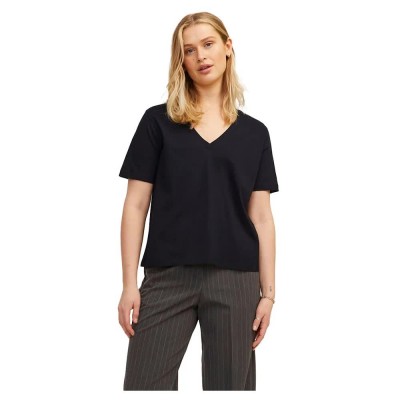 тениска,дамски,тениски,jack,&,jones,annie,reg,jjxx,short,sleeve,v,neck,t,shirt,black,(black)