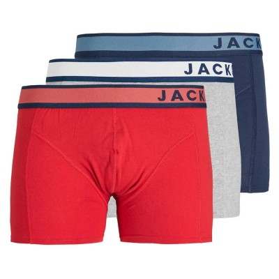 боксерки,мъжко,бельо,jack,&,jones,denver,boxers,3,units,multicolor,(light,grey,melange,pack,pompain,red,dress,blue)