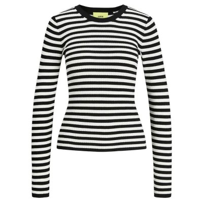 блуза,дамски,пуловери,дамски,плетени,дрехи,jack,&,jones,jodi,tight,stripe,jjxx,sweater,black,(black)