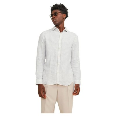риза,с,дълъг,ръкав,мъжки,ризи,jack,&,jones,parker,linen,stripe,long,sleeve,shirt,white,(travertine,fit,comfort,fit)