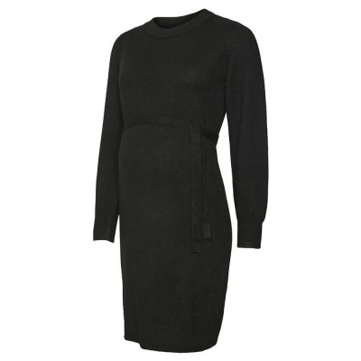 рокля,дамски,поли,и,рокли,mamalicious,newanne,maternity,long,sleeve,dress,black,(black)