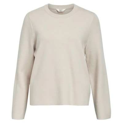 блуза,дамски,пуловери,дамски,плетени,дрехи,object,reynard,square,sweater,beige,(silver,gray)