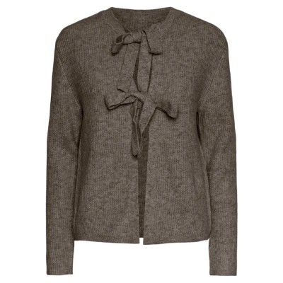 жилетка,дамски,пуловери,дамски,плетени,дрехи,pieces,silly,cardigan,brown,(morel)