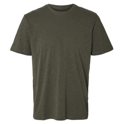 тениска,мъжки,тениски,selected,aspen,slub,short,sleeve,t,shirt,green,(forest,night)