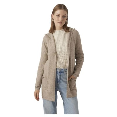 жилетка,дамски,пуловери,дамски,плетени,дрехи,vero,moda,doffy,open,cardigan,grey,(sepia,tint,detail,melange)